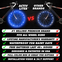 Activ Life LED Bike Wheel Lights (1 Pack)